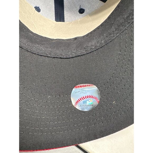 Oc Sports Washington Nationals Adjustable Baseball Hat for Men Navy Blue Red - Picture 7 of 10